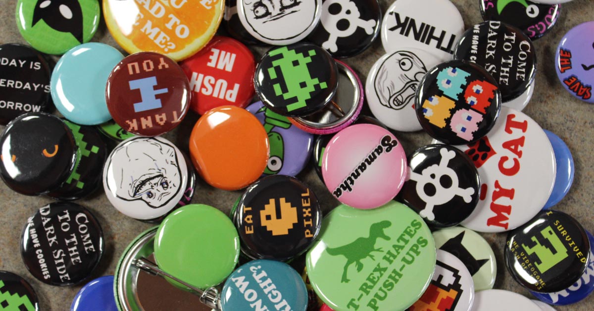 Wacky Buttons Bring Your Event to Life
