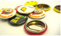 pin buttons badges