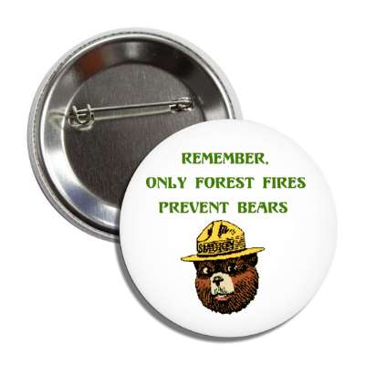 forest fires prevent bears smokey button