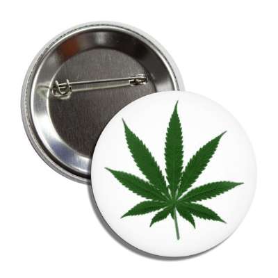 plain weed marijuana button