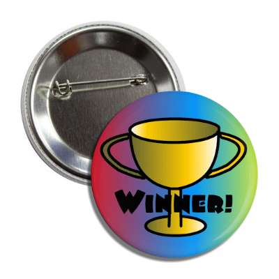 trophy winner multicolor button