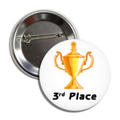 3rd place trophy bronze button
