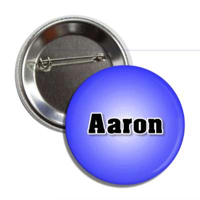 aaron male name blue button