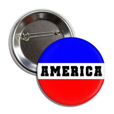 america red white blue button