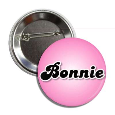 bonnie female name pink button