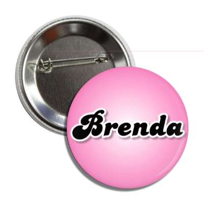 brenda female name pink button