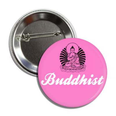 buddhist pink button
