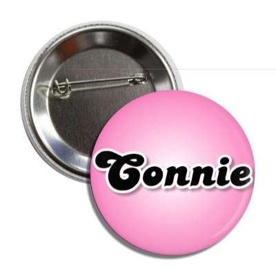 connie female name pink button