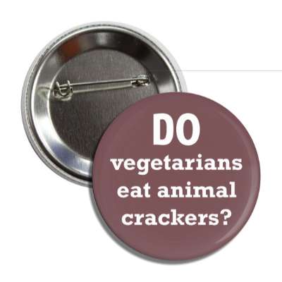 do vegetarians eat animal crackers button