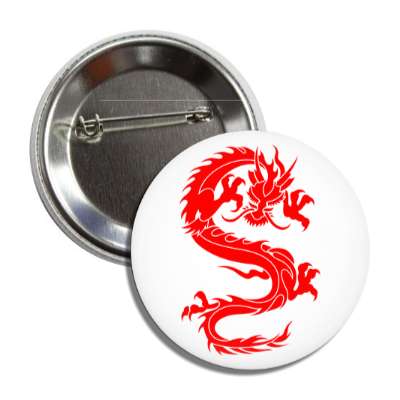 dragon white red chinese button