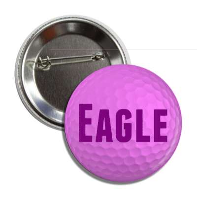 eagle purple golfball button
