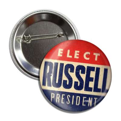 elect russel president button
