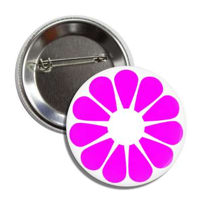 flower magenta white button