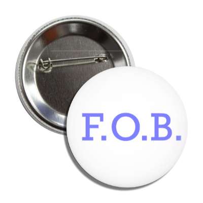 fob friend of bride white blue button