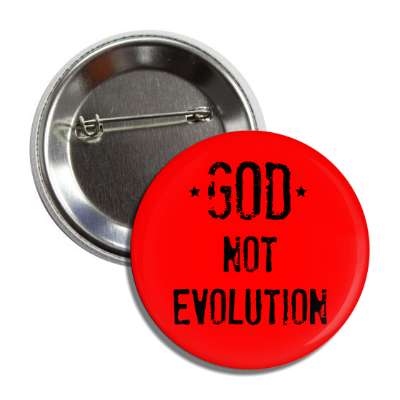 god not evolution red button