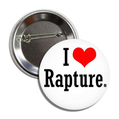 i love rapture black white heart button