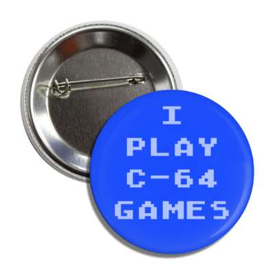 i play c-64 games commodore button