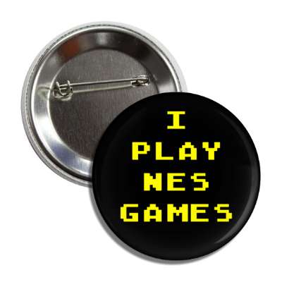 i play nes games nintendo 8bit button