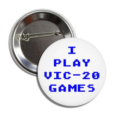 i play vic-20 games commodore button