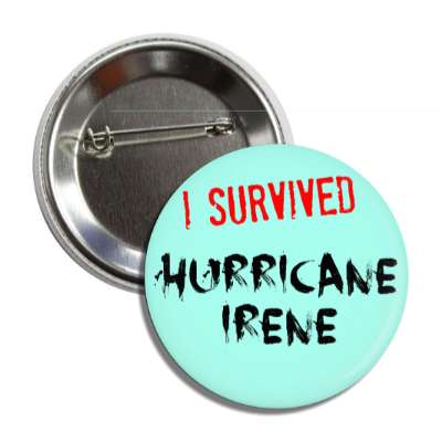 i survived hurricane irene button