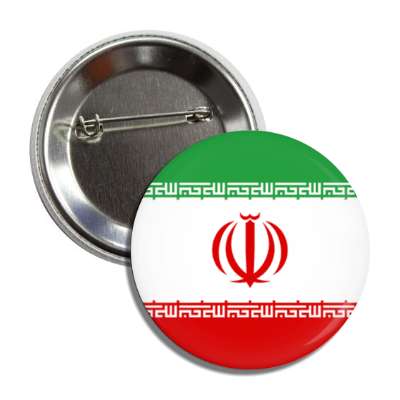 iran iranian flag country button