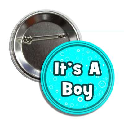 its a boy aqua circles button
