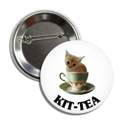kitten teacup button