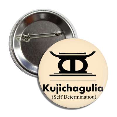 kujichagulia self determination symbol button
