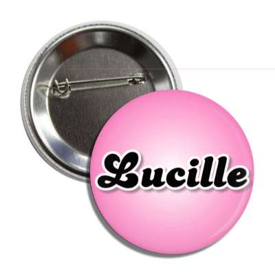 lucille female name pink button
