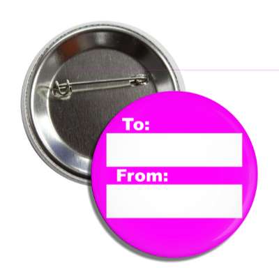 magenta to from gift tag button
