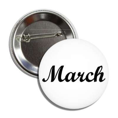 march third month calendar button