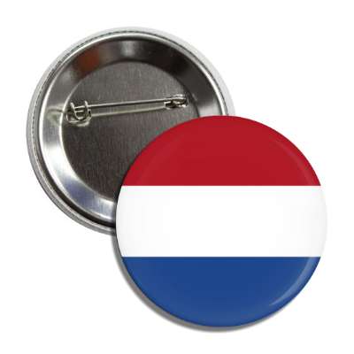 netherlands flag country button