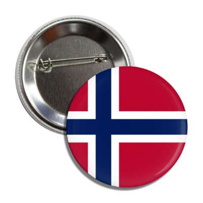 norway norwegian flag country button