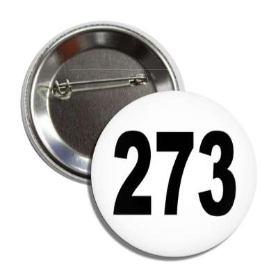 number 273 white black button