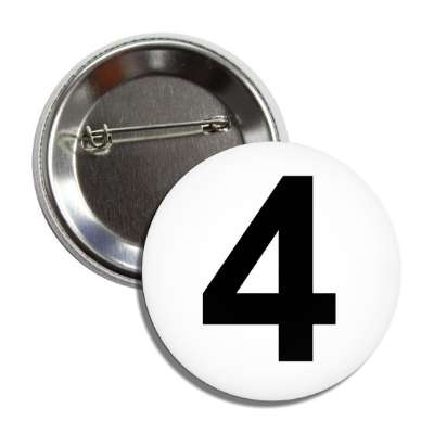 number 4 white black button