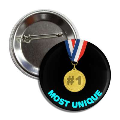 number one unique medallion button