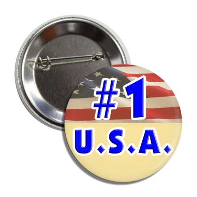number one usa button
