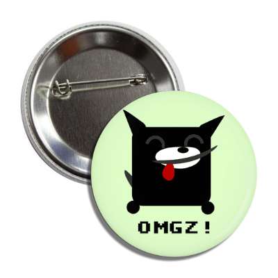 omgz cartoon cat button