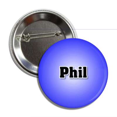 phil male name blue button