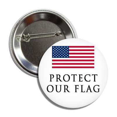 protect our flag button