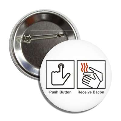 push button receive bacon hand dryer symbols button