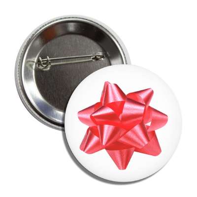 red gift ribbon button