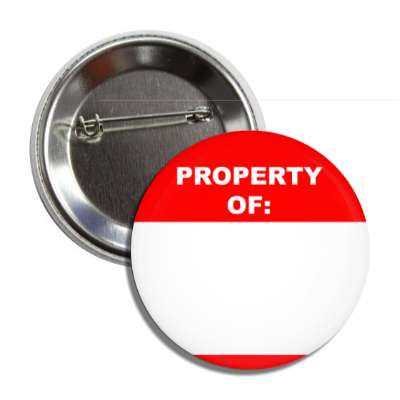red property of button