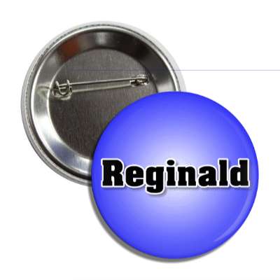 reginald male name blue button