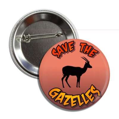 save the gazelles silhouette button