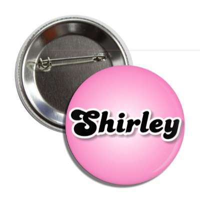 shirley female name pink button