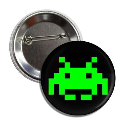 space invaders alien button