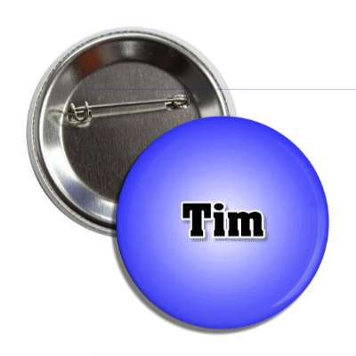 tim male name blue button