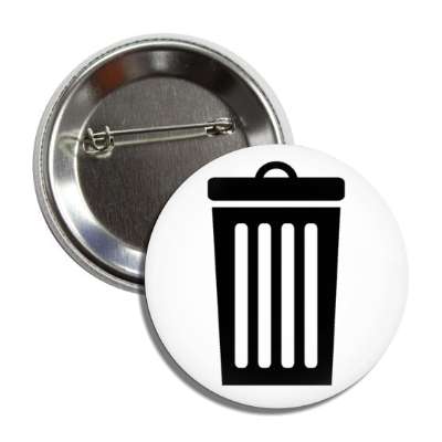 trash can garbage button
