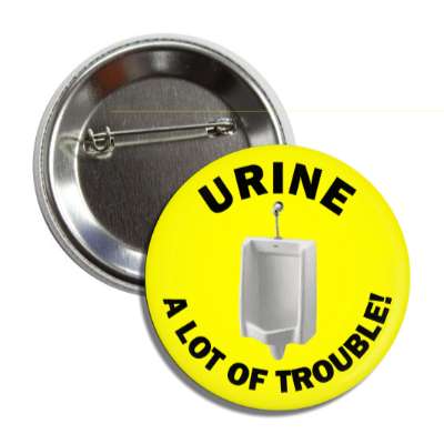 urine a lot of trouble urinal button